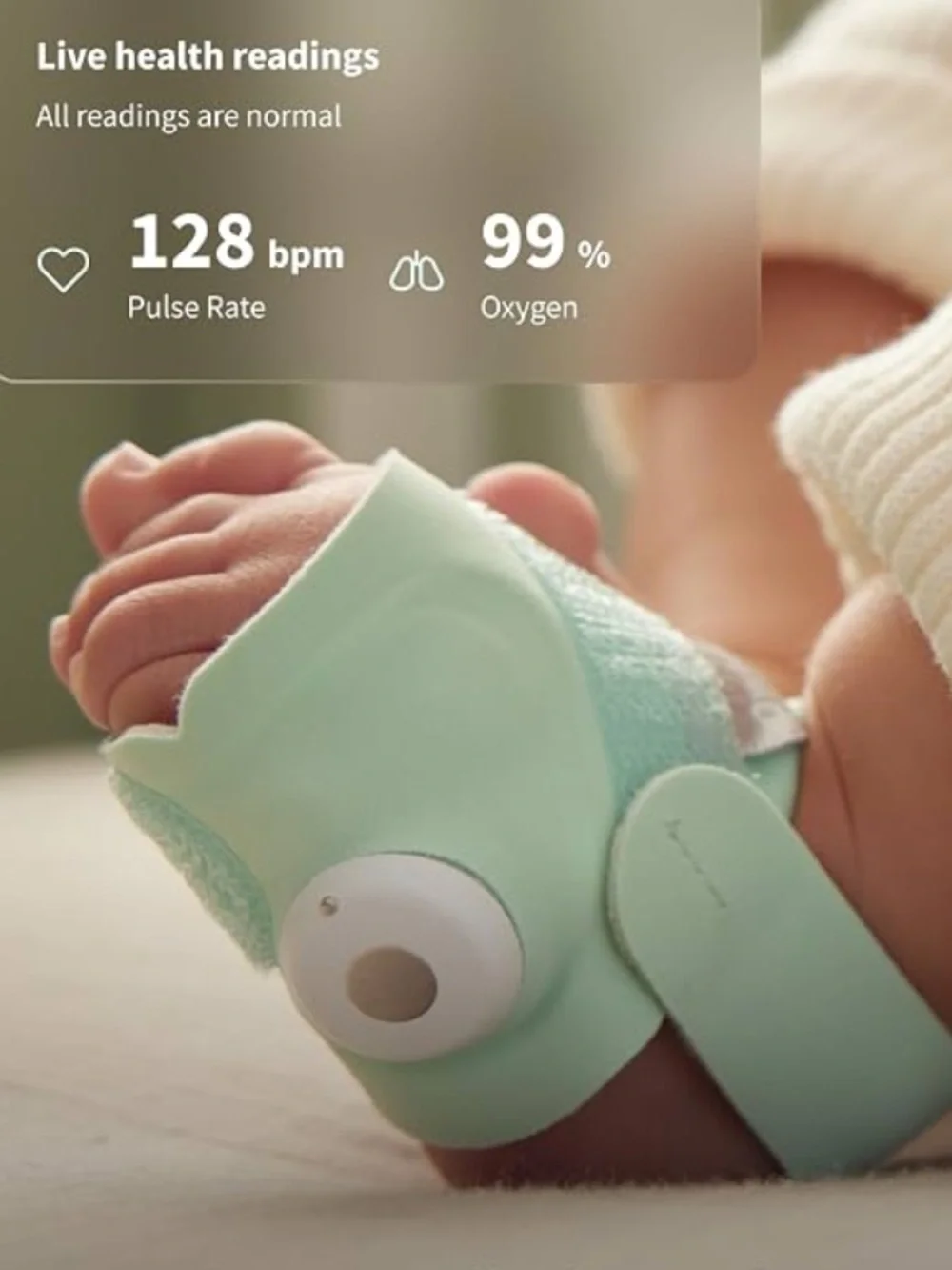 Owlet dream sock - Mint